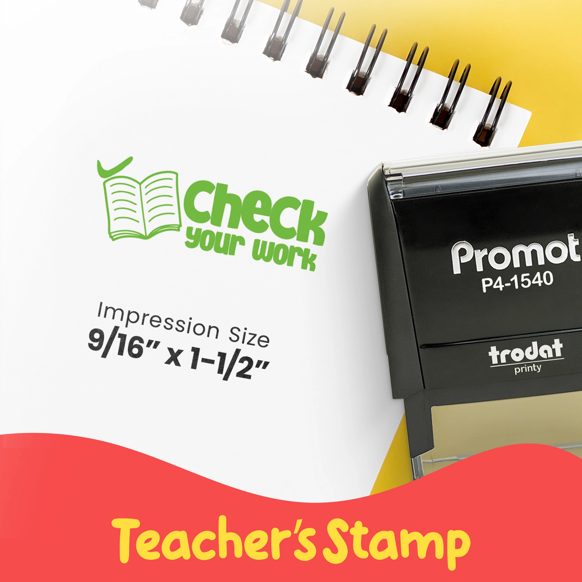 Check Your Work - Teacher Stamp
